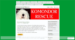 Desktop Screenshot of komondorrescue.com